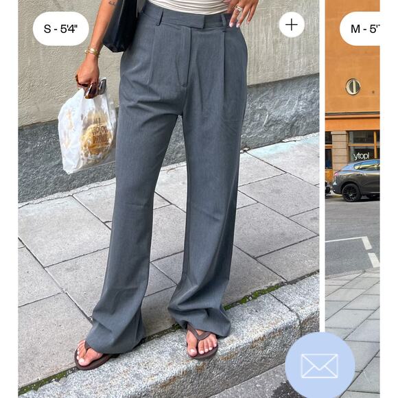 Djerf Avenue Pants - Djerf Avenue Grey Favorite Pants